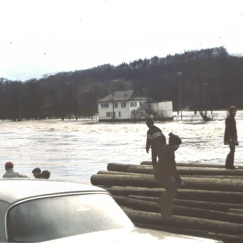 1978: Neckar-Hochwasser 1978 (Quelle: Manfred Knecht)