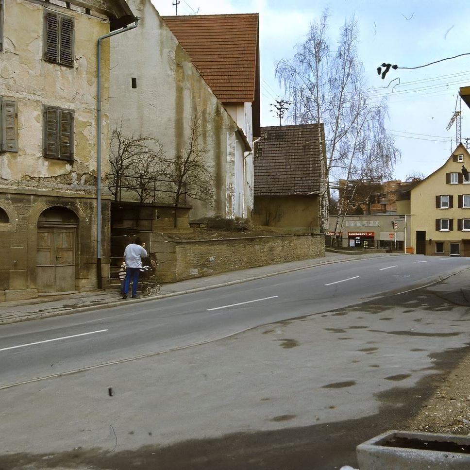 ????: Impressionen aus dem alten Mittelstadt, an der Neckartenzlinger Straße mit Blick auf die Heerstraße (Quelle: Ulrich Knecht)