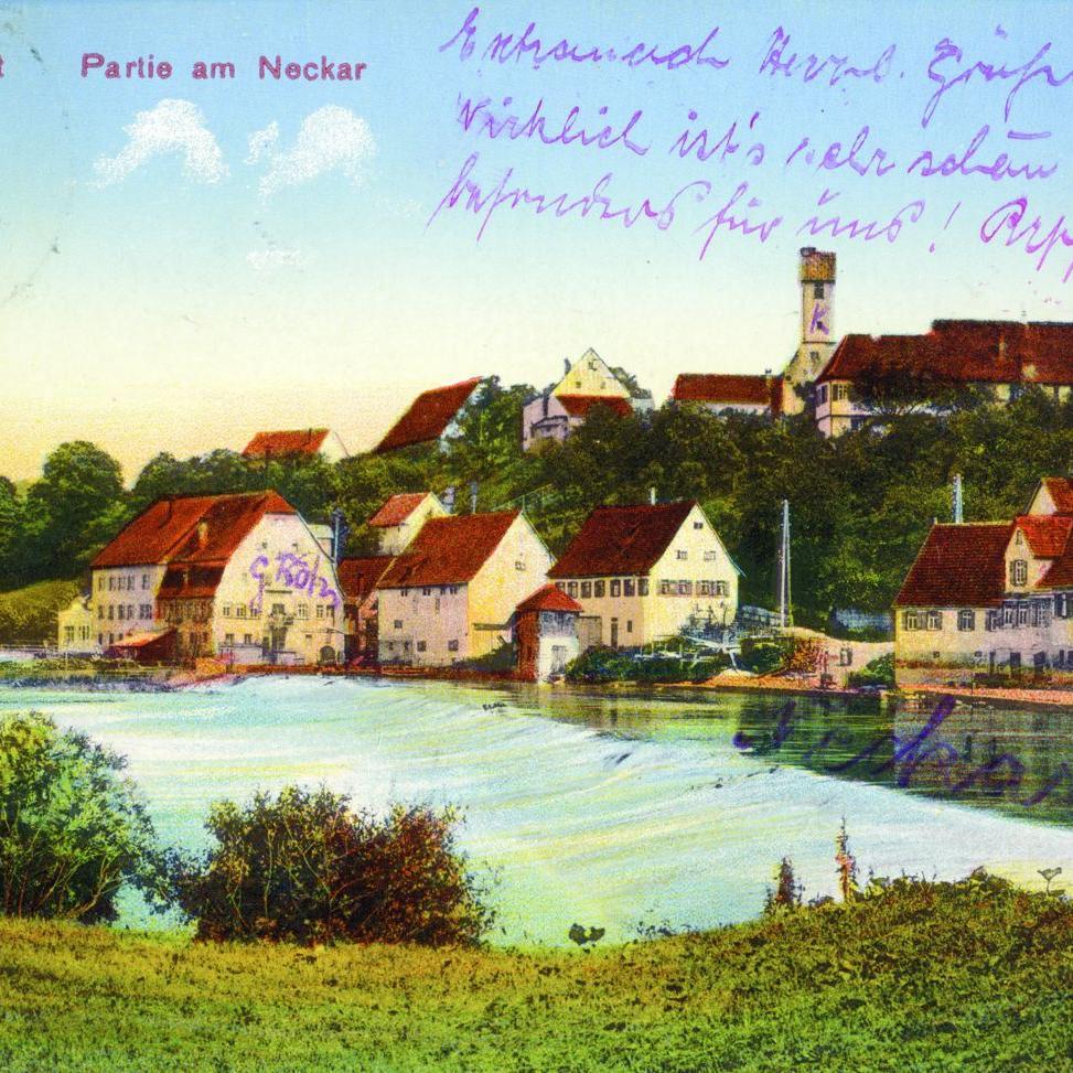 1915: Neckarpartie (Quelle: Zvonko Zebic)
